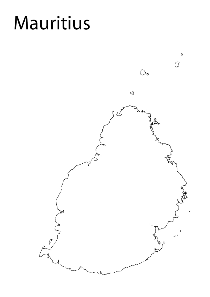 island map outline