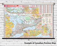 Canadian Province Map
