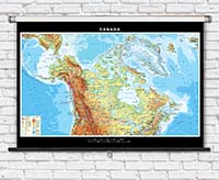 Canada Physical Map