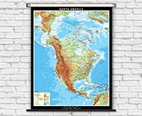 North America Physical Map