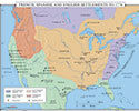 Fr., Sp. & English Settlements to 1776