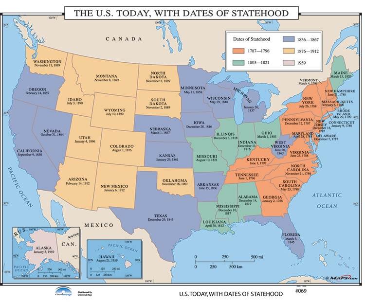 Custom U.S. History Map Sets | World Maps Online