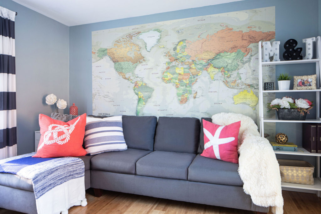 World Map Mural @ worldmapsonline.com